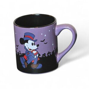 Disney Mickey Mouse Halloween Vampire Mug Purple Spooky Coffee Cup Disney 14oz